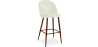 Buy Velvet Upholstered Stool - Scandinavian Design - Evelyne Cream 59993 - prices