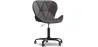 Office Chair with Wheels - Swivel Desk Chair - Upholstered in Faux Leather - Black Wito Frame image 9