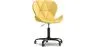 Office Chair with Wheels - Swivel Desk Chair - Upholstered in Faux Leather - Black Wito Frame image 9