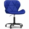 Office Chair with Wheels - Swivel Desk Chair - Upholstered in Faux Leather - Black Wito Frame image 9