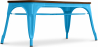 Buy  Industrial Design Bench - Wood and Metal - Stylix Turquoise 58436 home delivery