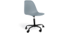 Buy Office Chair with Armrests - Wheeled Desk Chair - Black Denisse Frame Light grey 61268 in the United Kingdom