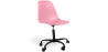 Buy Office Chair with Armrests - Wheeled Desk Chair - Black Denisse Frame Pink 61268 - in the UK
