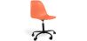 Buy Office Chair with Armrests - Wheeled Desk Chair - Black Denisse Frame Orange 61268 home delivery