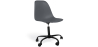 Buy Office Chair with Armrests - Wheeled Desk Chair - Black Denisse Frame Dark grey 61268 - in the UK