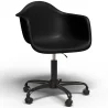Buy Office Chair with Armrests - Desk Chair with Wheels - Weston Black Frame Black 61269