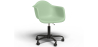 Buy Office Chair with Armrests - Desk Chair with Wheels - Weston Black Frame Pastel green 61269 home delivery