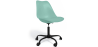 Buy Office Chair with Wheels - Swivel Desk Chair - Tulip Black Frame Pastel green 61270 in the United Kingdom