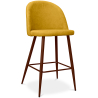 Buy Fabric Upholstered Stool - Scandinavian Design - 63cm- Evelyne Yellow 61284 - in the UK