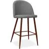 Fabric Upholstered Stool - Scandinavian Design - 66cm- Evelyne image 9