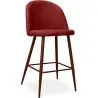 Fabric Upholstered Stool - Scandinavian Design - 66cm- Evelyne image 9