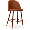 Buy Fabric Upholstered Stool - Scandinavian Design - 63cm- Evelyne Orange 61284 at Privatefloor