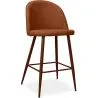 Fabric Upholstered Stool - Scandinavian Design - 66cm- Evelyne image 9