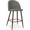 Fabric Upholstered Stool - Scandinavian Design - 66cm- Evelyne image 9