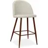 Fabric Upholstered Stool - Scandinavian Design - 66cm- Evelyne image 9