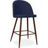 Fabric Upholstered Stool - Scandinavian Design - 66cm- Evelyne image 9