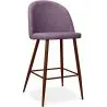 Fabric Upholstered Stool - Scandinavian Design - 66cm- Evelyne image 9