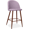 Buy Fabric Upholstered Stool - Scandinavian Design - 63cm- Evelyne Pink 61284 in the United Kingdom