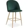 Velvet Upholstered Stool - Scandinavian Design - 66cm - Evelyne image 9