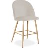 Velvet Upholstered Stool - Scandinavian Design - 66cm - Evelyne image 9