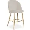 Velvet Upholstered Stool - Scandinavian Design - 66cm - Evelyne image 9