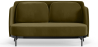 Buy Two-Seater Sofa - Upholstered in Velvet - Terrec Olive 61002 - in the UK