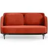 Buy Two-Seater Sofa - Upholstered in Velvet - Terrec Brick 61002