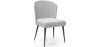 Buy Dining Chair - Upholstered in Velvet - Kirna Light grey 61052 in the United Kingdom