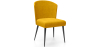 Buy Dining Chair - Upholstered in Velvet - Kirna Yellow 61052 home delivery