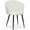 Buy Upholstered Dining Chair in Bouclé - Detra White 61300