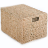 Buy Natural Fiber Basket with Lid - 40x30CM - Maracay Natural 61314 - in the UK