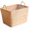 Buy  Rattan Basket with Handles - 45x35CM - Luisa Natural 61315 - in the UK