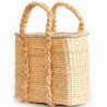 Buy Natural Fiber Basket with Handles - 25x12CM - Haret Natural 61316 - in the UK