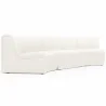 Buy Modular Sofa - Upholstered in Bouclé - 3 Modules - 4/5 Seater - Herridon White 61309