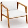 Buy Outdoor Teak Wood Armchair - Bamas Natural 61325