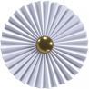 Wall Lamp Applique Flower in White and Gold Metal - 30CM image 9