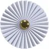 Wall Lamp Applique Flower in White and Gold Metal - 30CM image 9