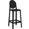 Buy Bar stool with backrest Victoria Queen - 75cm - Design Transparent Black 58924
