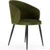 Buy Dining Chair Corduroy Upholstered - Feudum Olive 61448