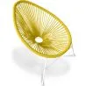 Buy Acapulco Chair - White Legs Yellow 58295