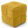 Square Corduroy Upholstered Pouf - Modern Design - Cube image 9