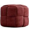 Square Corduroy Upholstered Pouf - Modern Design - Cube image 9