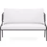 Outdoor Sofa 135cm - Aluminum and Synthetic Rattan - Brawma image 9