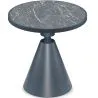Buy Side Table Metal and Slate - Jackie Grey 61464