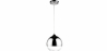 Buy  Design Ball Ceiling Lamp - Chrome Metal Pendant Lamp - Speculum Silver 58257 - in the UK
