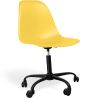 Office Chair with Armrests - Wheeled Desk Chair - Black Denisse Frame image 9