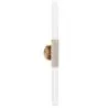 Buy LED Wall Lamp Tube in Metal and Glass - Vintage - Wada Brass 61337