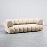 Velvet Upholstered Sofa - Modern Style - 2/3 Seater - Curved Teddy image 9