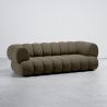 Velvet Upholstered Sofa - Modern Style - 2/3 Seater - Curved Teddy image 9