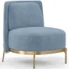 Designer Armchair - Velvet Upholstered - Kanla image 9